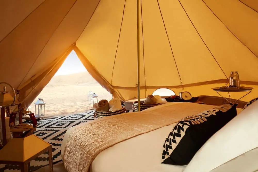Chambre de luxe dans le désert d'Oman