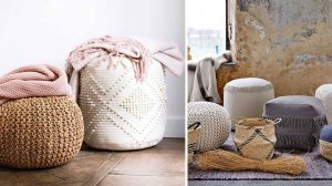 Les plus beaux poufs ronds en déco - Decorazine.fr