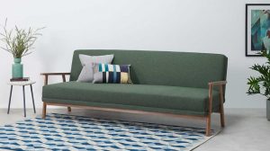 Canapé vert en décoration - Decorazine.fr